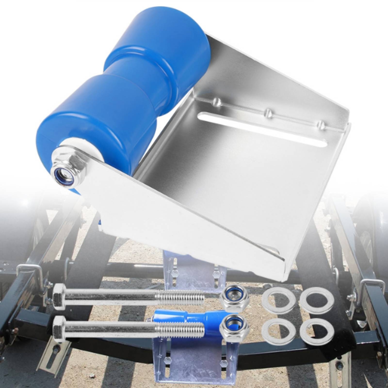 Hardware - Boottrailerrol met beugel Heavy Duty Trailer