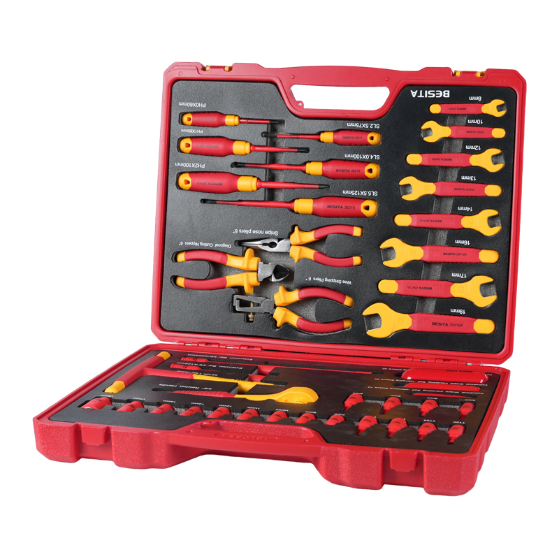 Hand Tools - Professionele EV Reparatiegereedschapset 41-delig 1000V geïsoleerde
