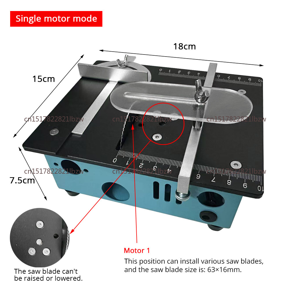 Mini Table Saw For Woodworking - 110V-220V Multifunctionele Mini Tafelschuurmachine Elektrische Bureauschuurmachine