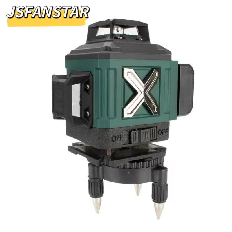 Laser Level 16 Lines 4D Green - ATV4in1 Batterij-aangedreven, verstelbare, automatisch roterende groene