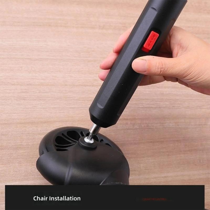 Electric Screwdriver Rechargeable Usb - Elektrische schroevendraaier met LED-werklamp en knopbediening