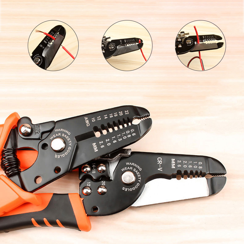 Automatic Wire Stripper Cutter - 175mm Strippen Krimptang Draad Stripper Multi