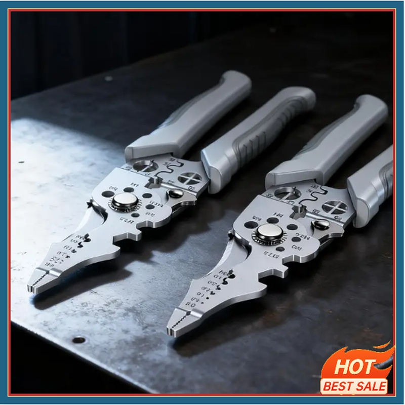 Automatic Wire Stripper Cutter - Multifunctionele industriële draadstripper, -knipper en -krimptang,