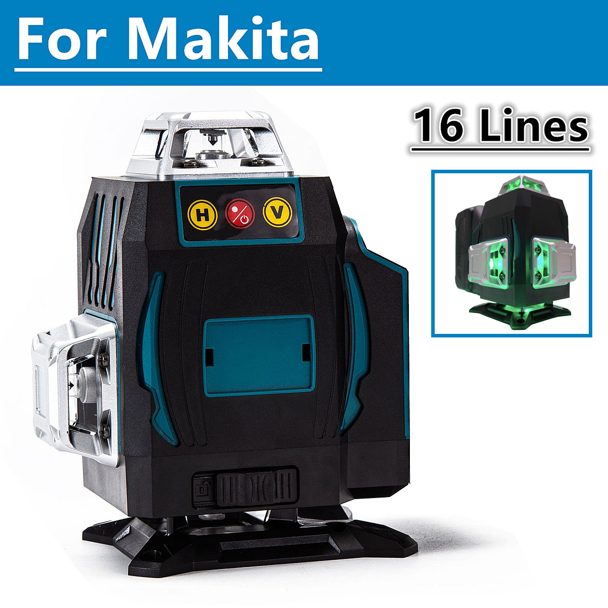 Voor Makita 18V batterij 16 li - Laser Level 16 Lines 4D Green recensie en prijs