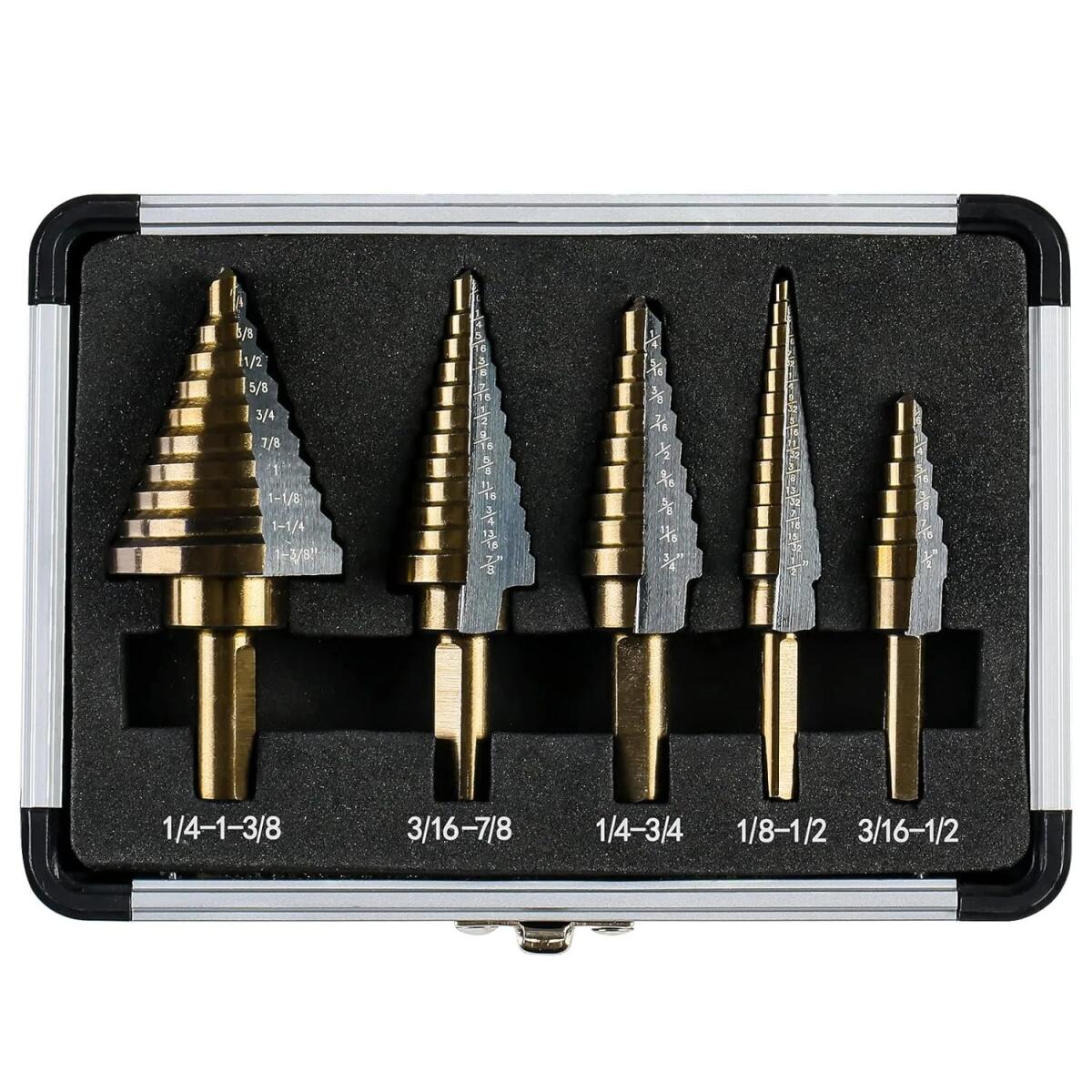 5-delige kobalt trapboorset HS - Hardware recensie en prijs