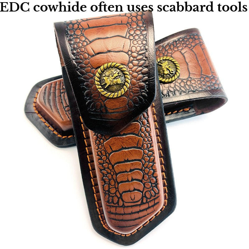 Vouwbare koeienhuid messenhoes - Hand Tools recensie en prijs