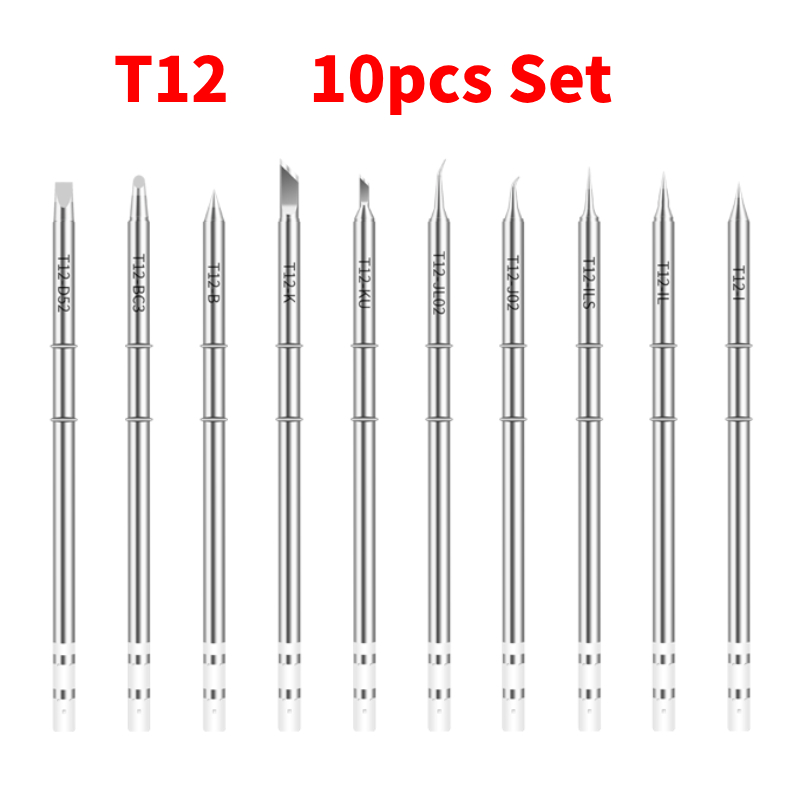 10 stks T12 Set Soldeerbout Ti - Digital Soldering Station T12 recensie en prijs