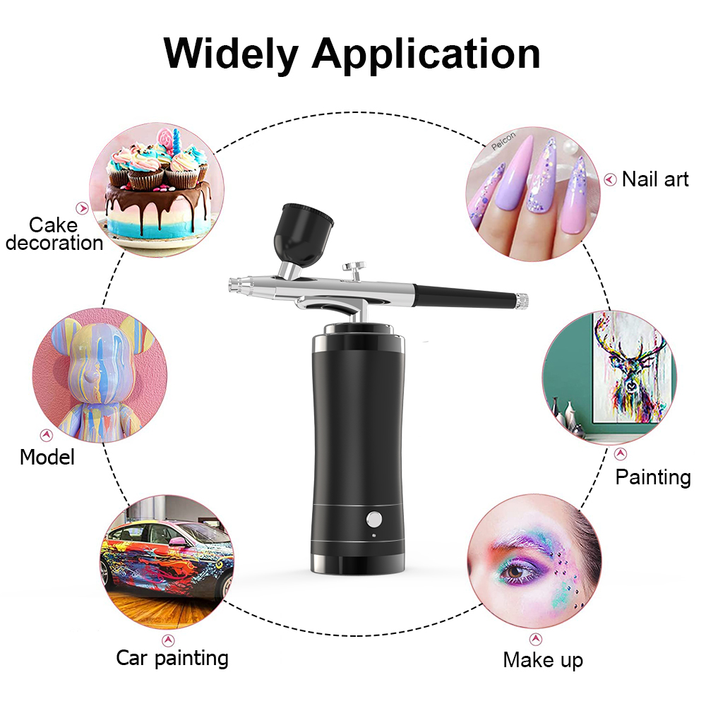 Airbrush draadloze airbrushkit - Airbrush Kit With Mini Compressor recensie en prijs