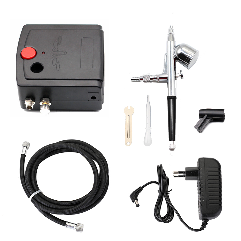 Dual-Action Spuitpistool Airbr - Airbrush Kit With Mini Compressor recensie en prijs