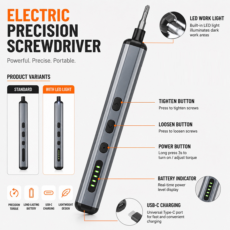 68-delige precisie elektrische - Electric Screwdriver Rechargeable Usb recensie en prijs