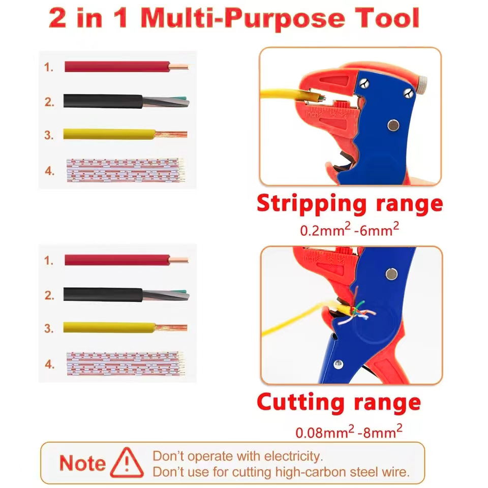 Automatische 2 In 1 Draad Stri - Automatic Wire Stripper Cutter recensie en prijs