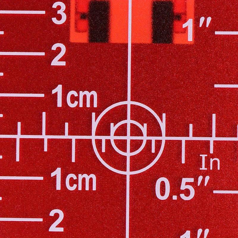 1PCS Inch Cm Laser Target Card - Laser Level 16 Lines 4D Green recensie en prijs