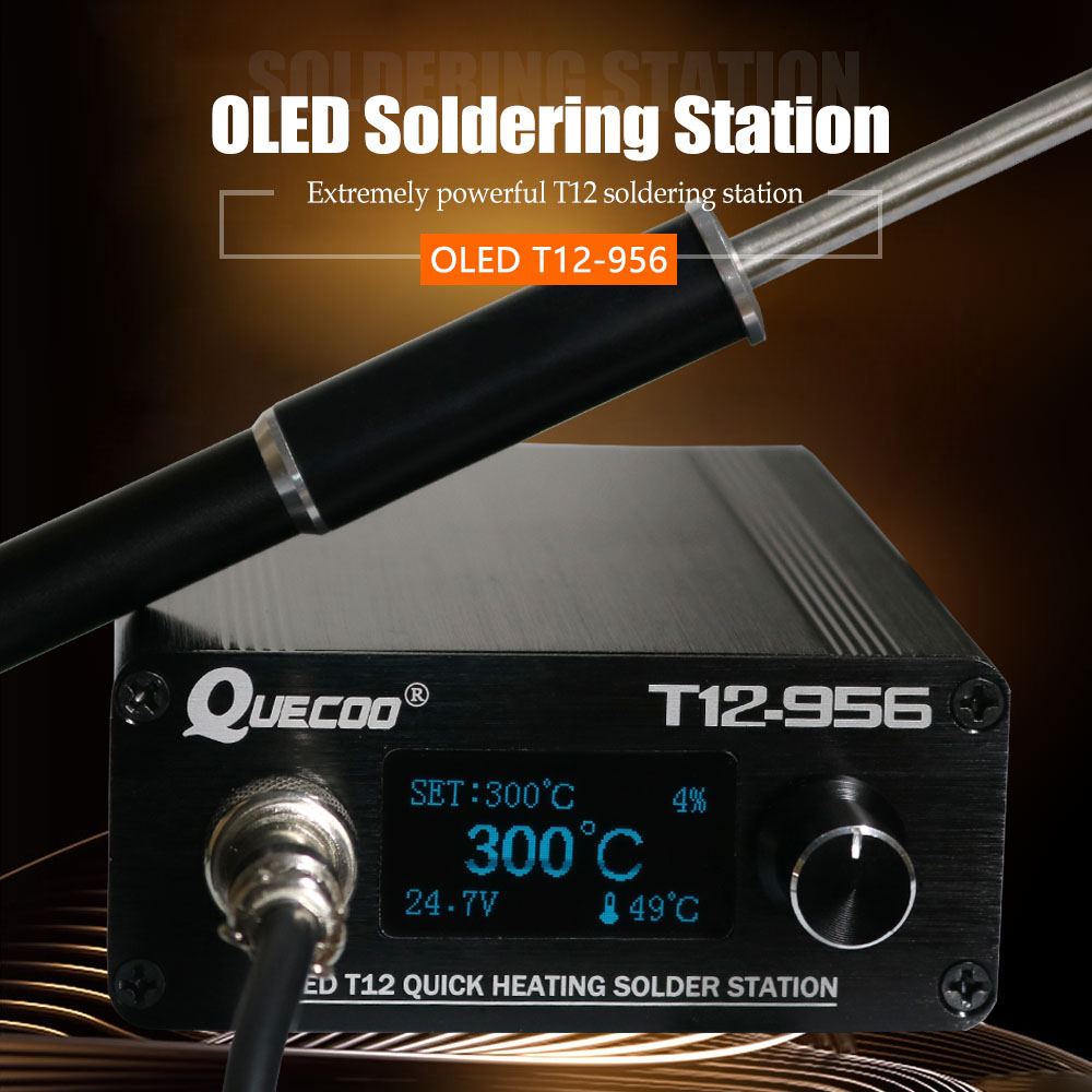 QUECOO T12-956 Soldeer digitaa - Digital Soldering Station T12 recensie en prijs