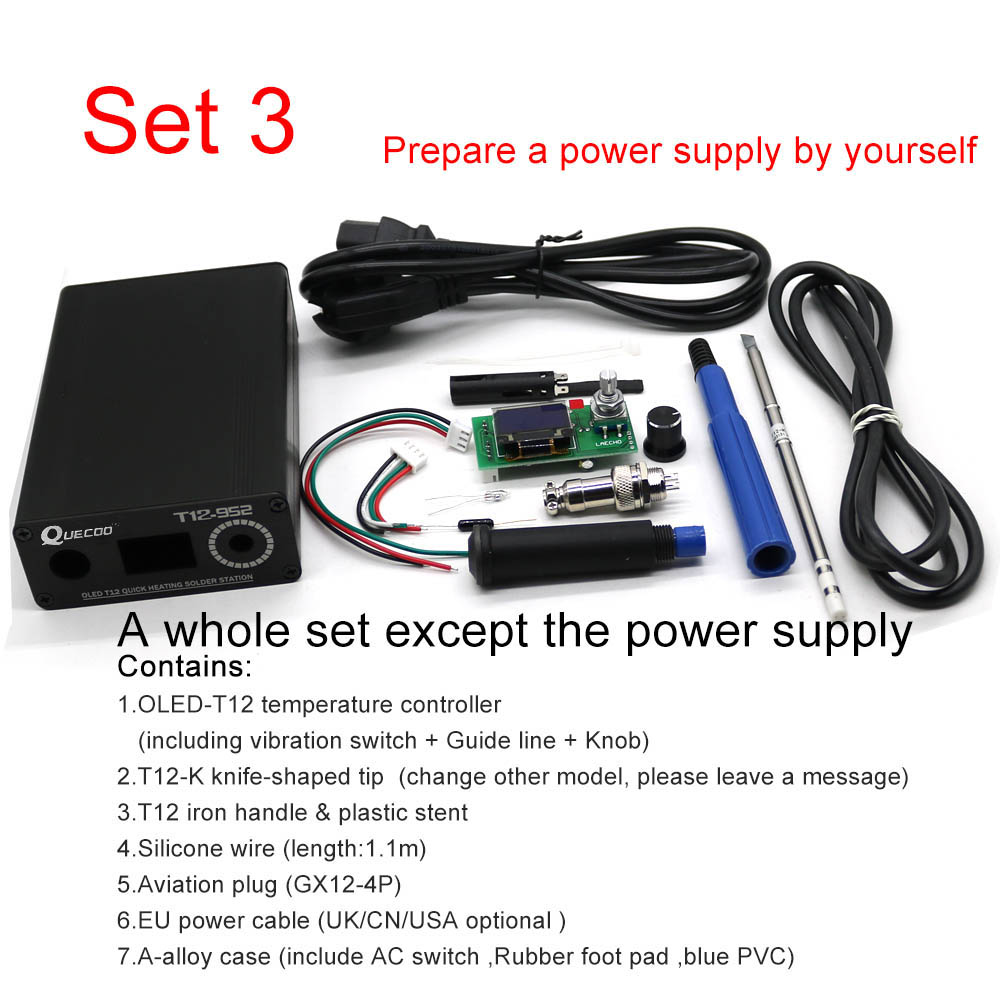 T12 STC-OLED soldeerstation ij - Digital Soldering Station T12 recensie en prijs