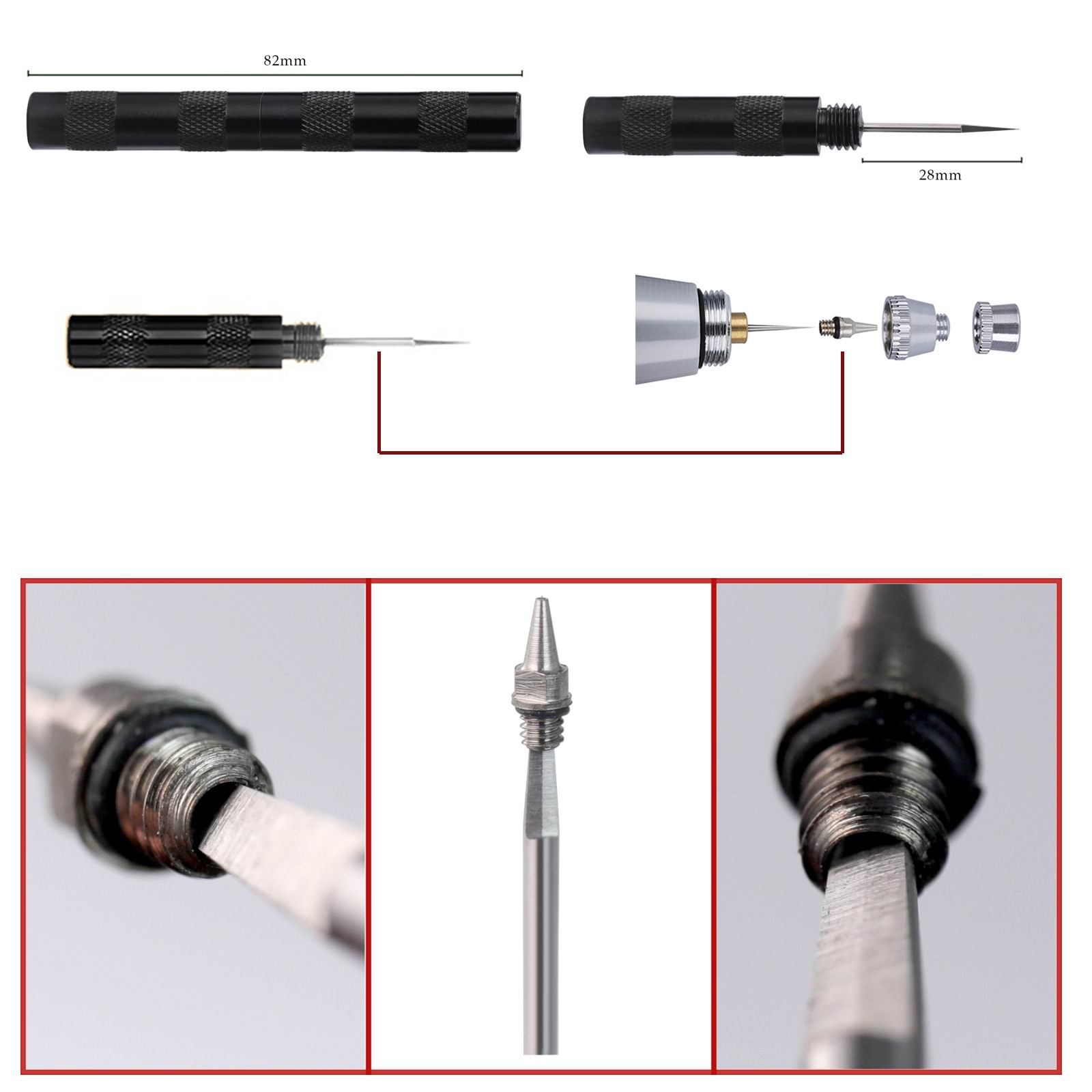 SAGUD 19-delige airbrush reini - Airbrush Kit With Mini Compressor recensie en prijs