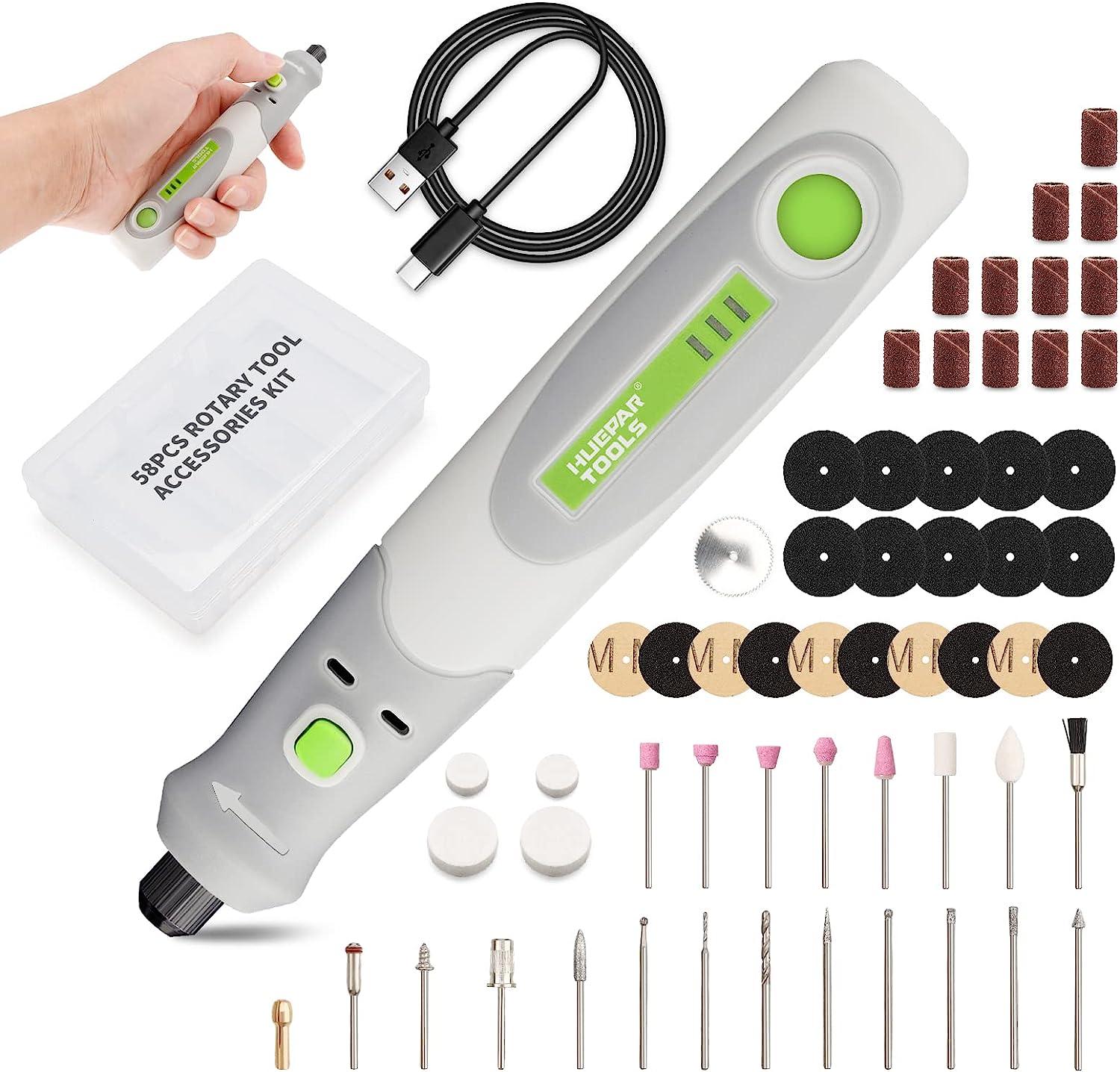 Elektrische Boor Stiftslijper  - Cordless Rotary Tool Kit Accessories recensie en prijs