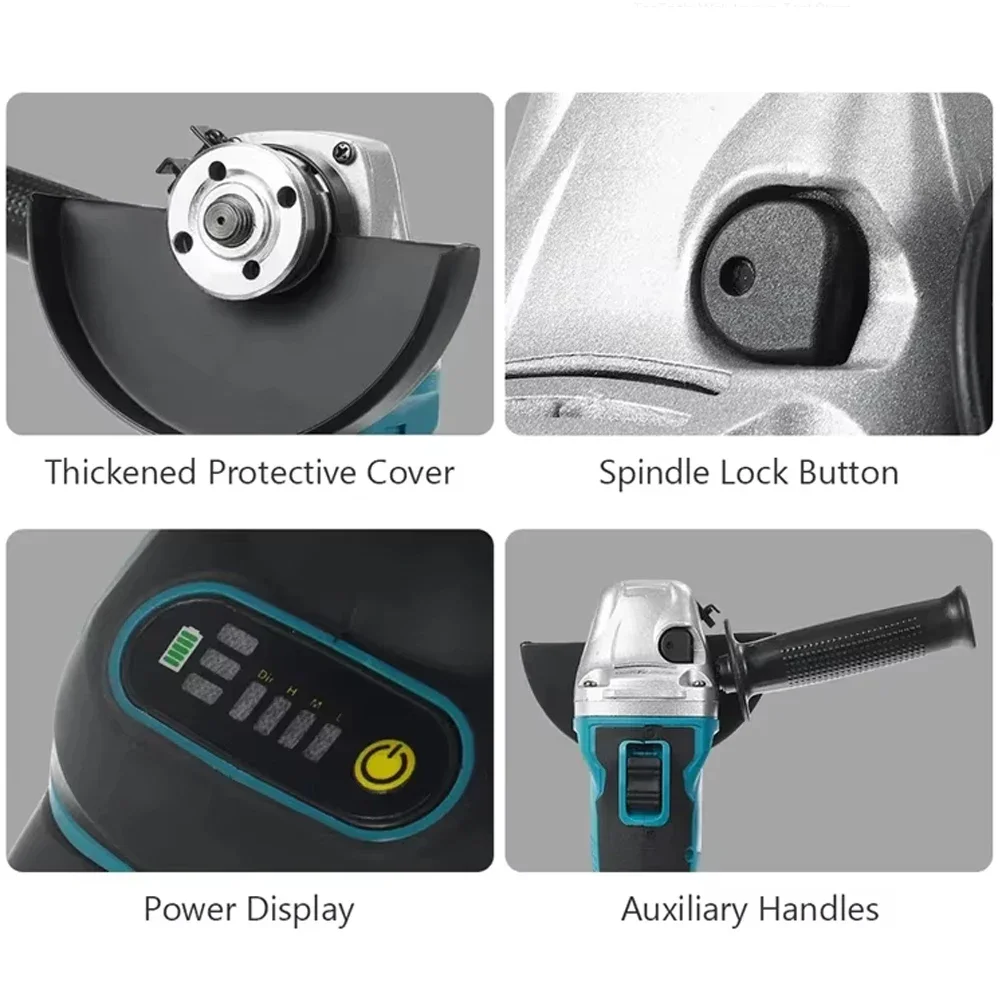 Makita accu DGA404 125mm Slijp - Brushless Angle Grinder Battery Powered recensie en prijs